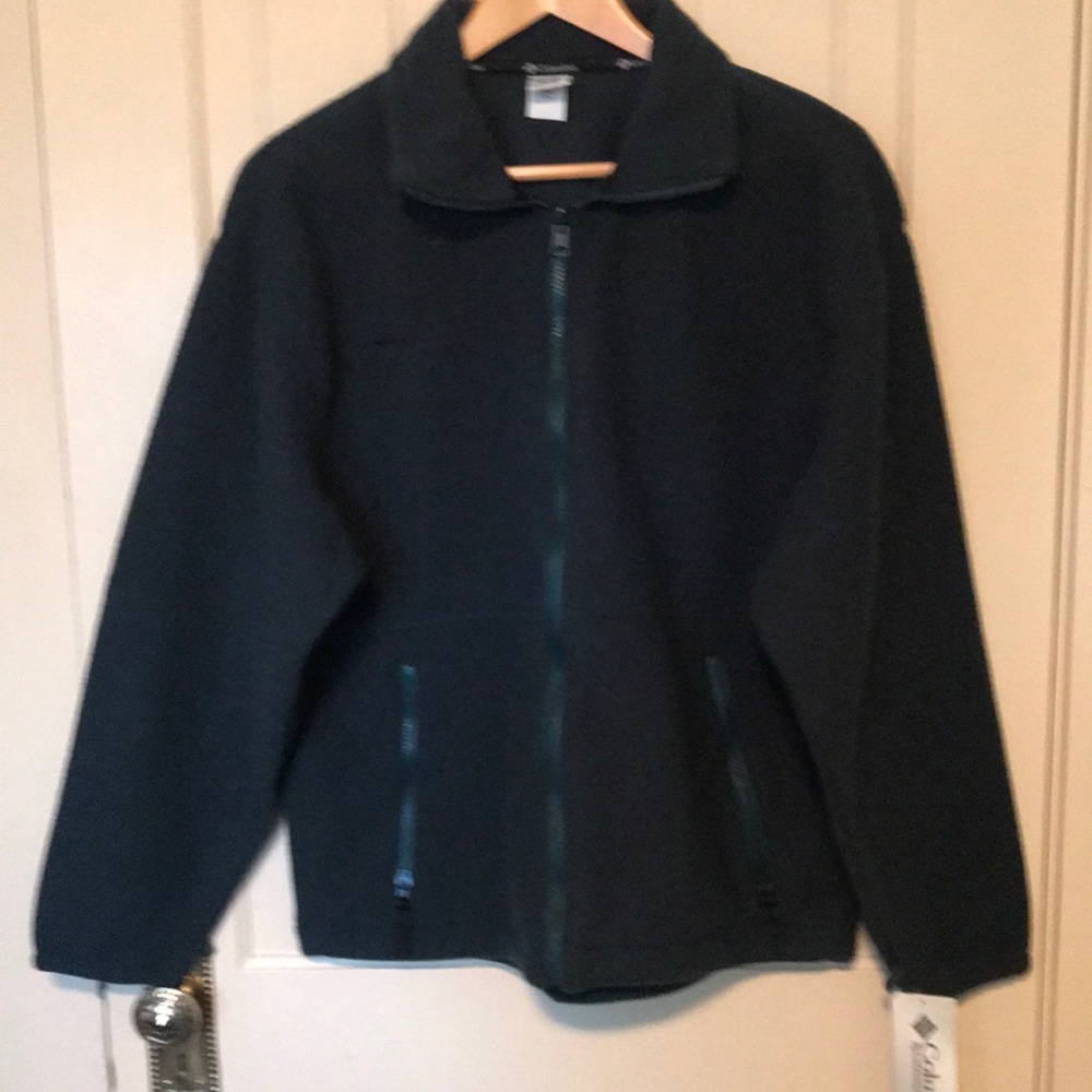 New!-  Columbia fleece full zip jacket- medium